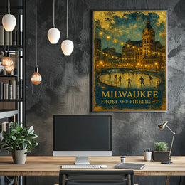 Milwaukee Frost And Firelight Poster