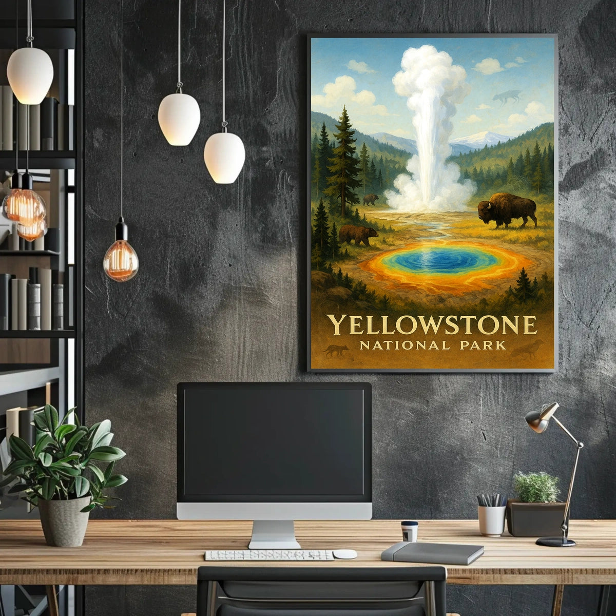 Yellowstone National Park Poster
