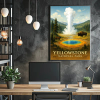 Yellowstone National Park Poster