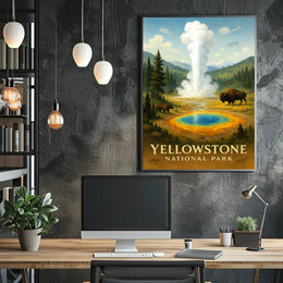 Yellowstone National Park Poster