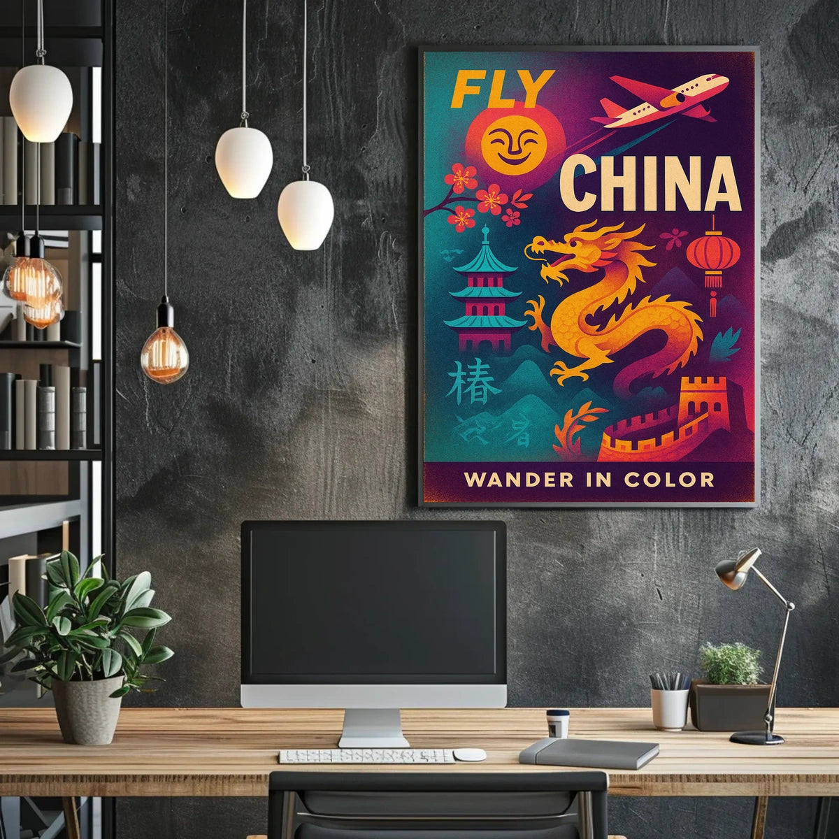 Fly China Wander in Color Poster