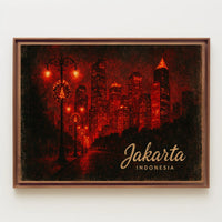 Jakarta at Night Poster