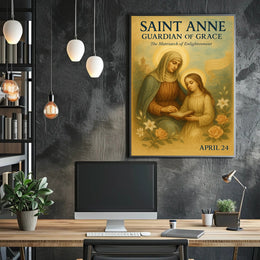 Saint Anne's Grace and Enlightenment Heritage Poster PosterGoat