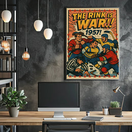 The Rink is War 1957 Poster