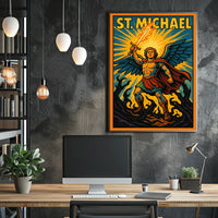 Archangel Michael Wall Art Poster