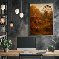 Autumn Carnival Dreamscape Poster