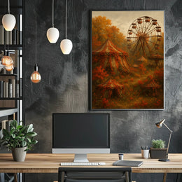 Autumn Carnival Dreamscape Poster