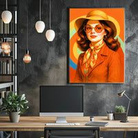 Retro Elegance Poster PosterGoat