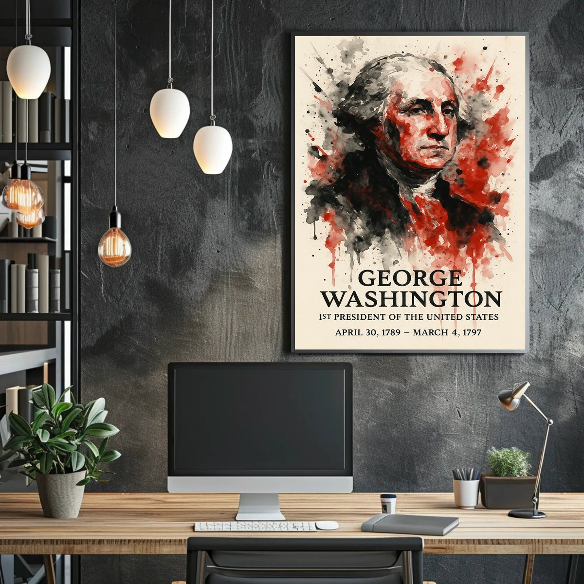 George Washington 1St President Poster