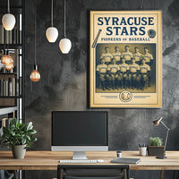 Syracuse Stars Pioneers of Baseball Poster PosterGoat