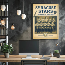 Syracuse Stars Pioneers of Baseball Poster PosterGoat