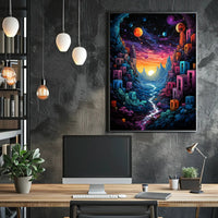 Cosmic Dreamscape Poster PosterGoat