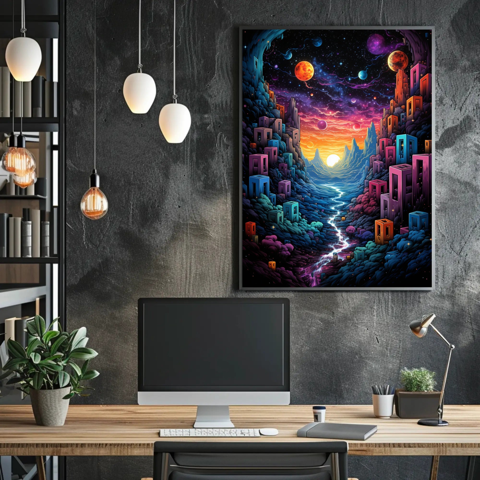 Cosmic Dreamscape Poster PosterGoat