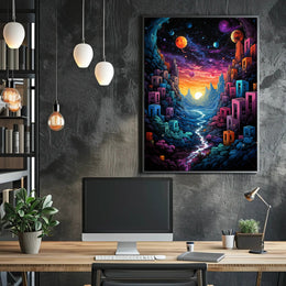 Cosmic Dreamscape Poster PosterGoat