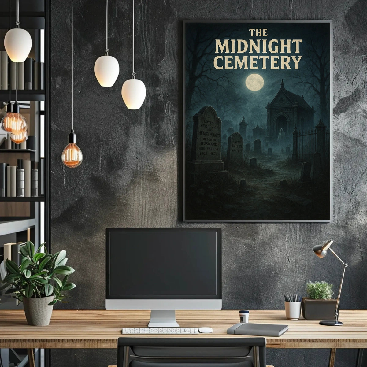 The Midnight Cemetery Poster