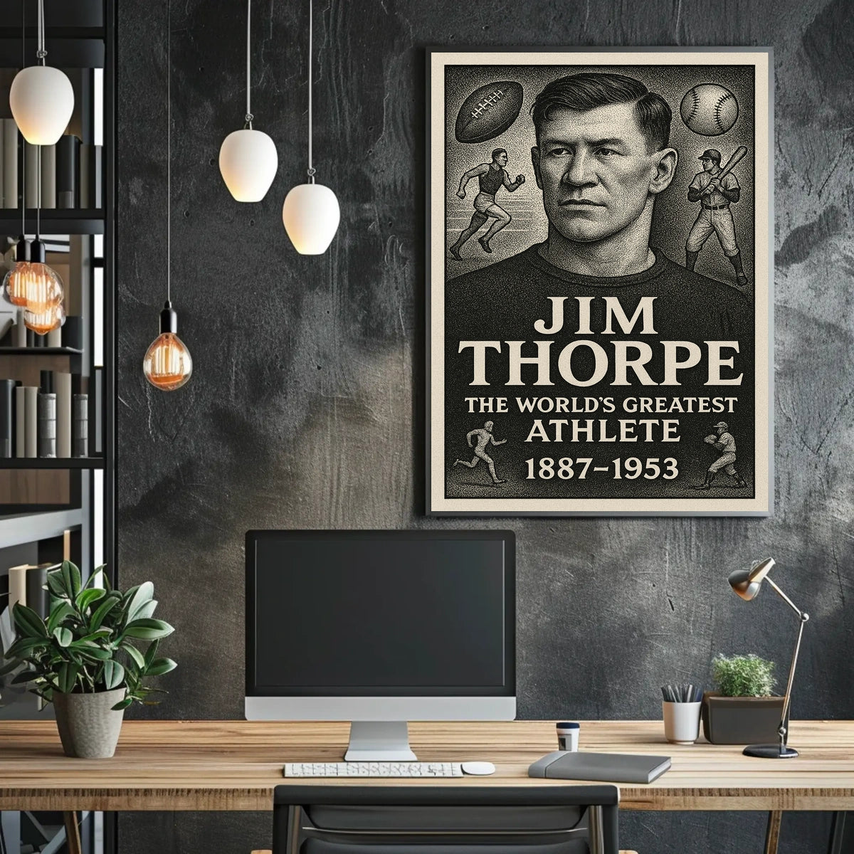 Jim Thorpe The Worlds Greatest Athlete Poster