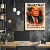 Donald Trump The Bold Visionary Poster