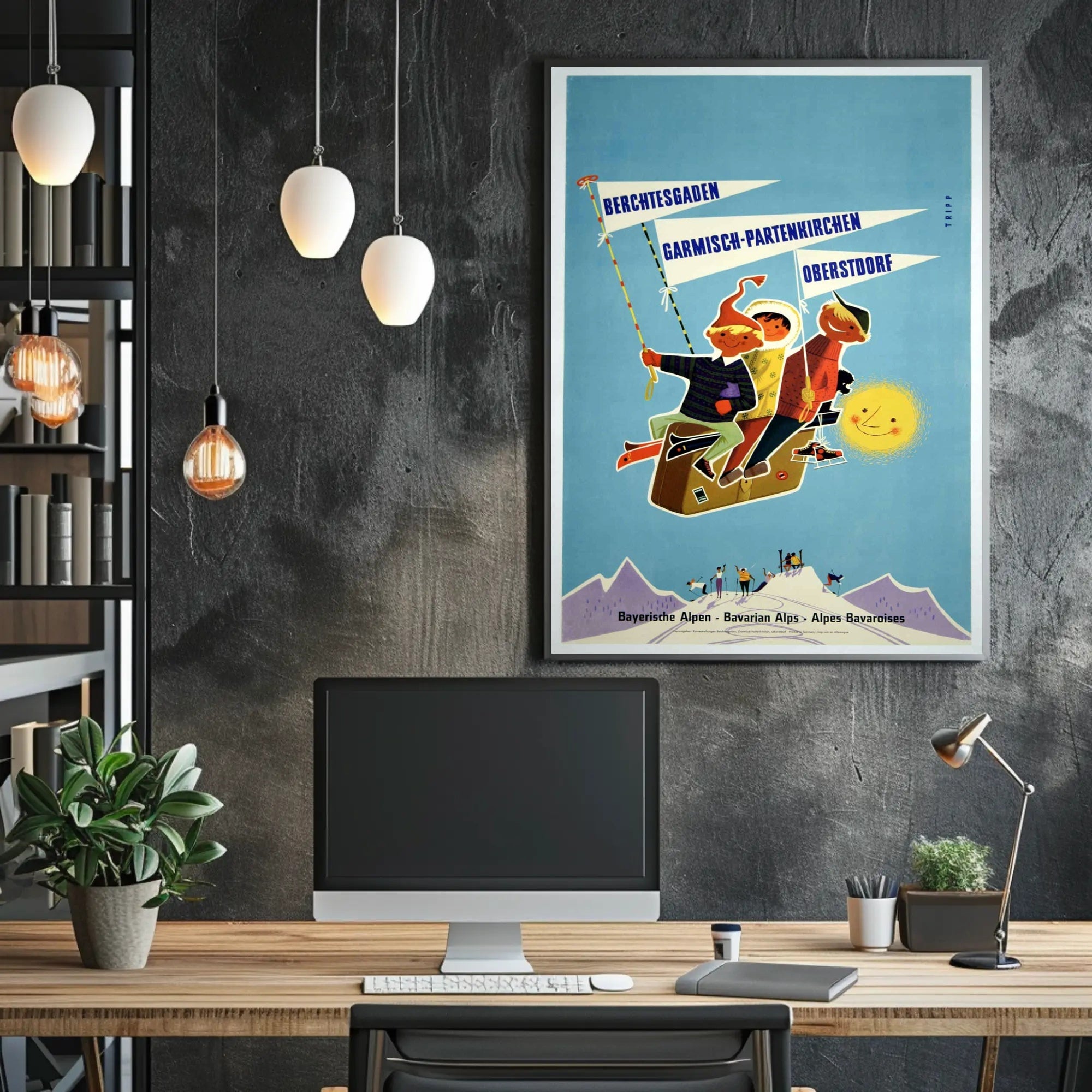 Adventure in the Bavarian Alps Poster