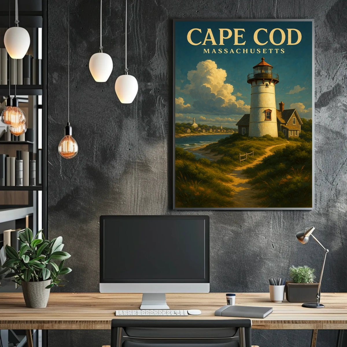 Cape Cod Serenity Coastal Wall Art Decor Lovers Poster