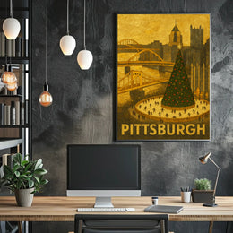 Pittsburgh Winter Wonderland Poster