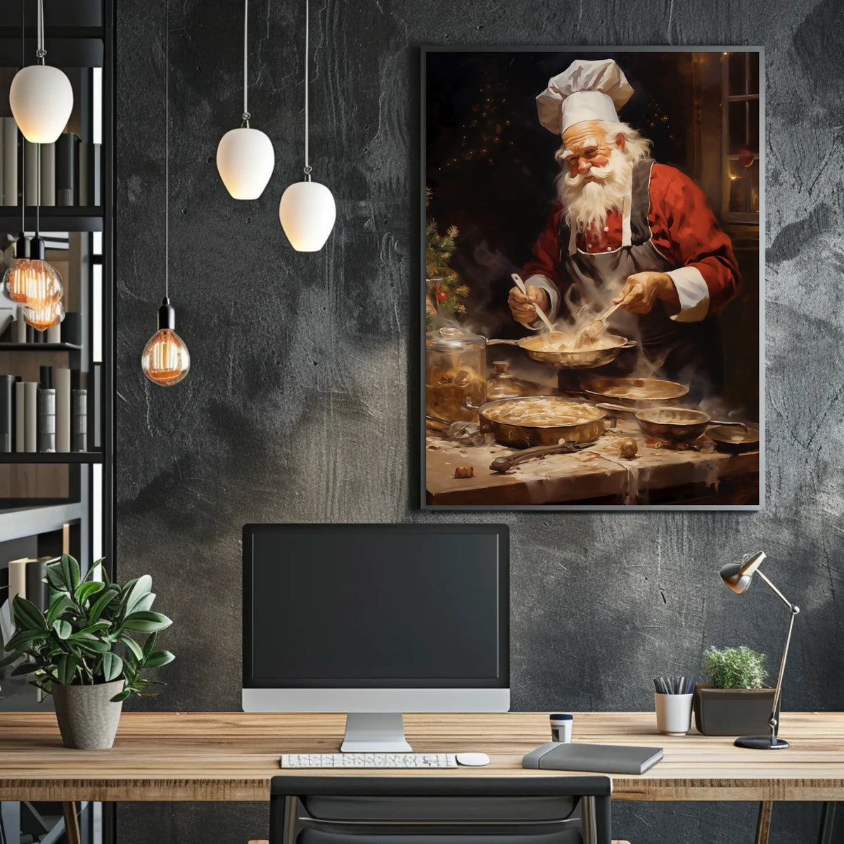 SantaS Culinary Delight Poster