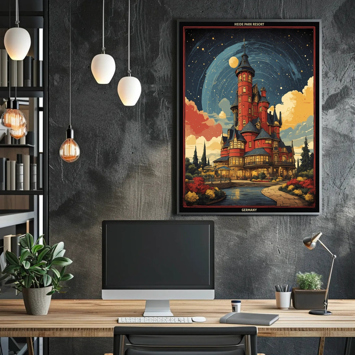 Enchanted Castle at Heide Park Resort Poster