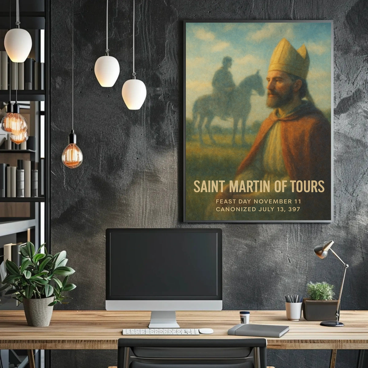 Saint Martin Of Tours Poster