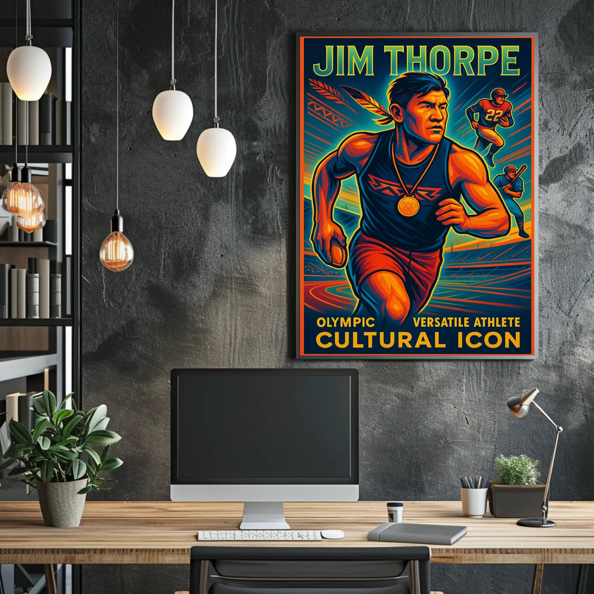 Celebrating a Legendary Athlete Poster
