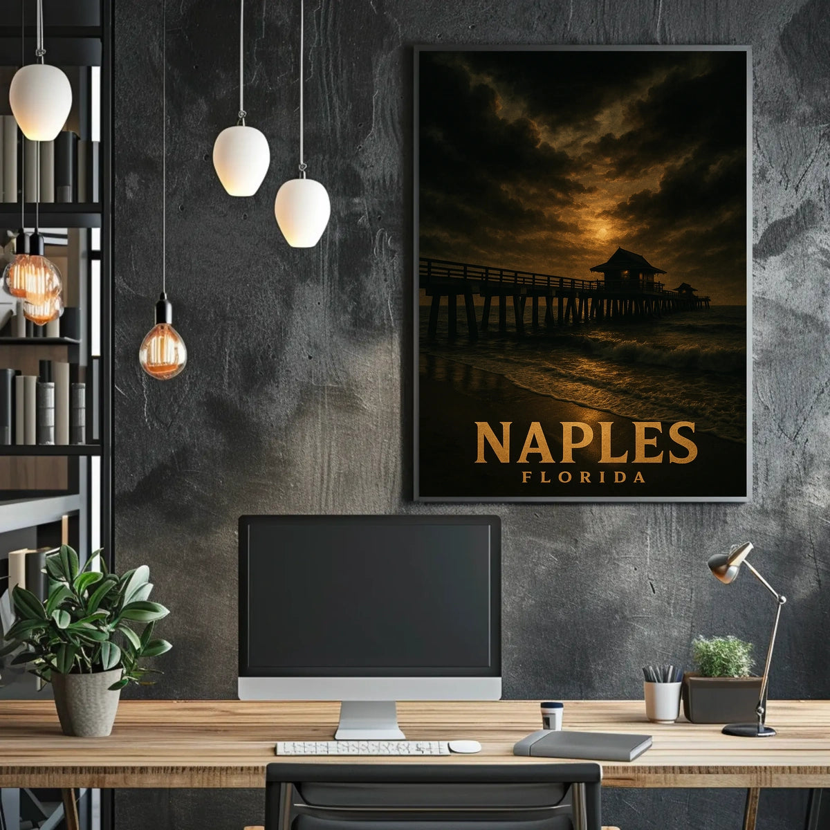 Naples, Florida Sunset Serenity Poster