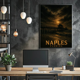 Naples, Florida Sunset Serenity Poster