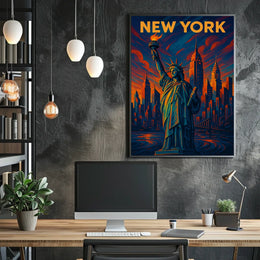 New York Skyline Poster