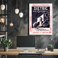 Dietric and Company Vaudeville Vintage Advertisement Poster