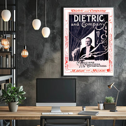 Dietric and Company Vaudeville Vintage Advertisement Poster