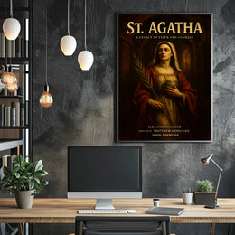 St. Agatha A Legacy of Faith and Courage Poster PosterGoat