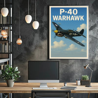 P-40 Warhawk Poster PosterGoat