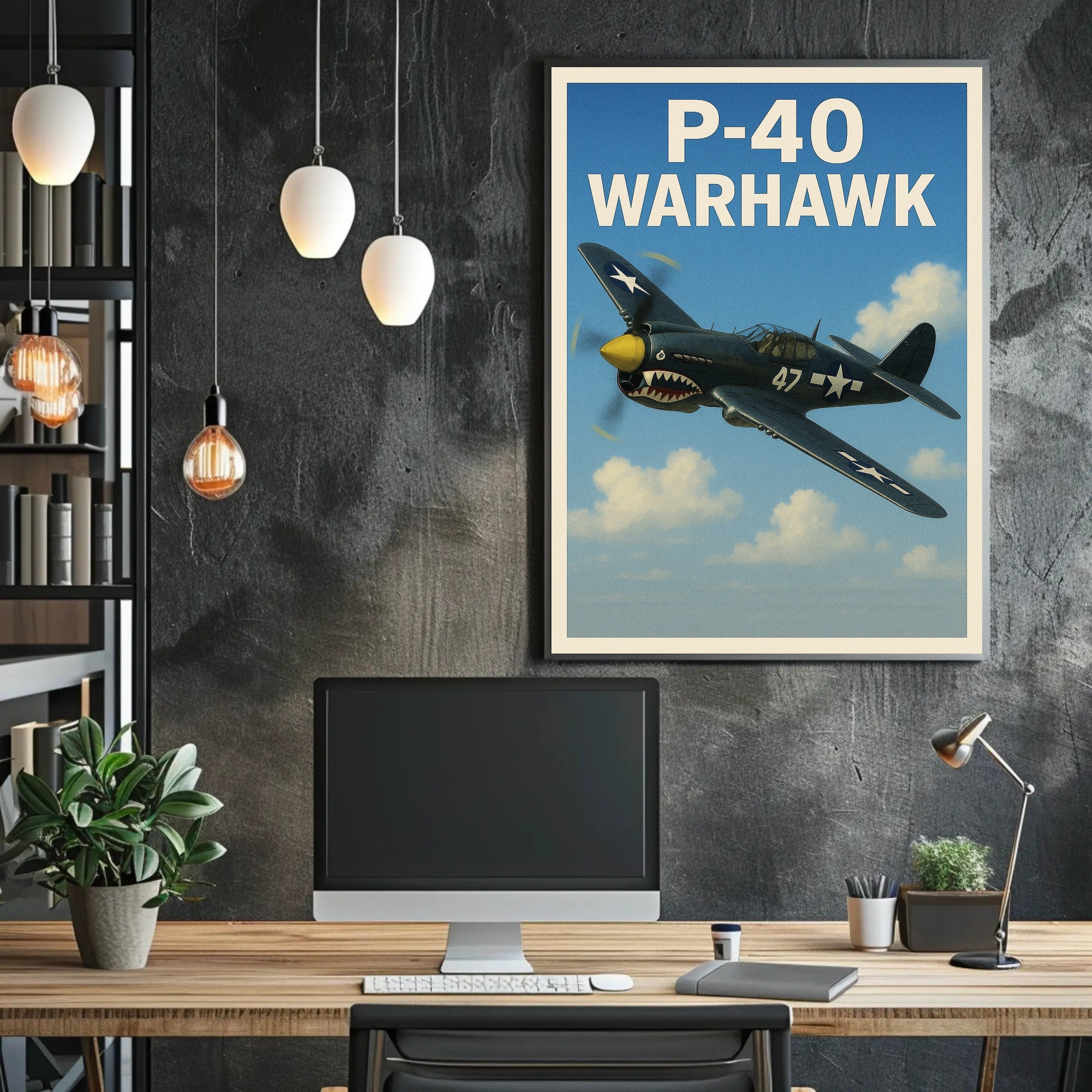 P-40 Warhawk Poster PosterGoat