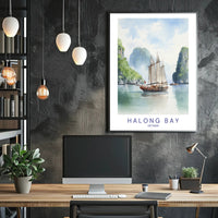Halong Bay Serenity Travel Poster PosterGoat