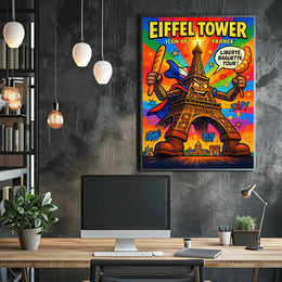 Eiffel Tower Icon of France Poster PosterGoat