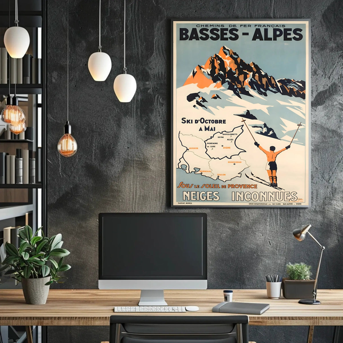 Discover The Basses-Alpes Poster