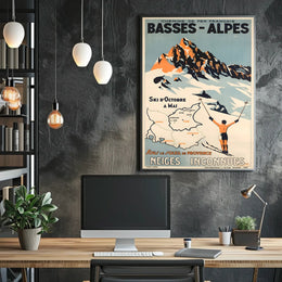 Discover The Basses-Alpes Poster