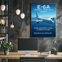 Boeing E-6A Mercury Flight Poster