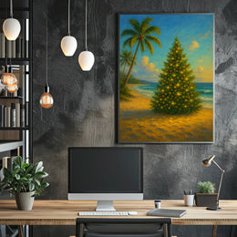 Tropical Christmas Delight Poster