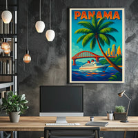 Panama Travel Poster