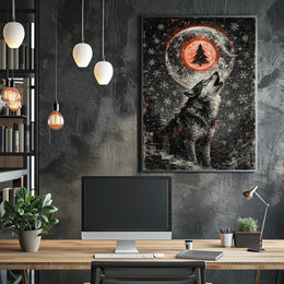 Howling Under the Winter Moon Poster