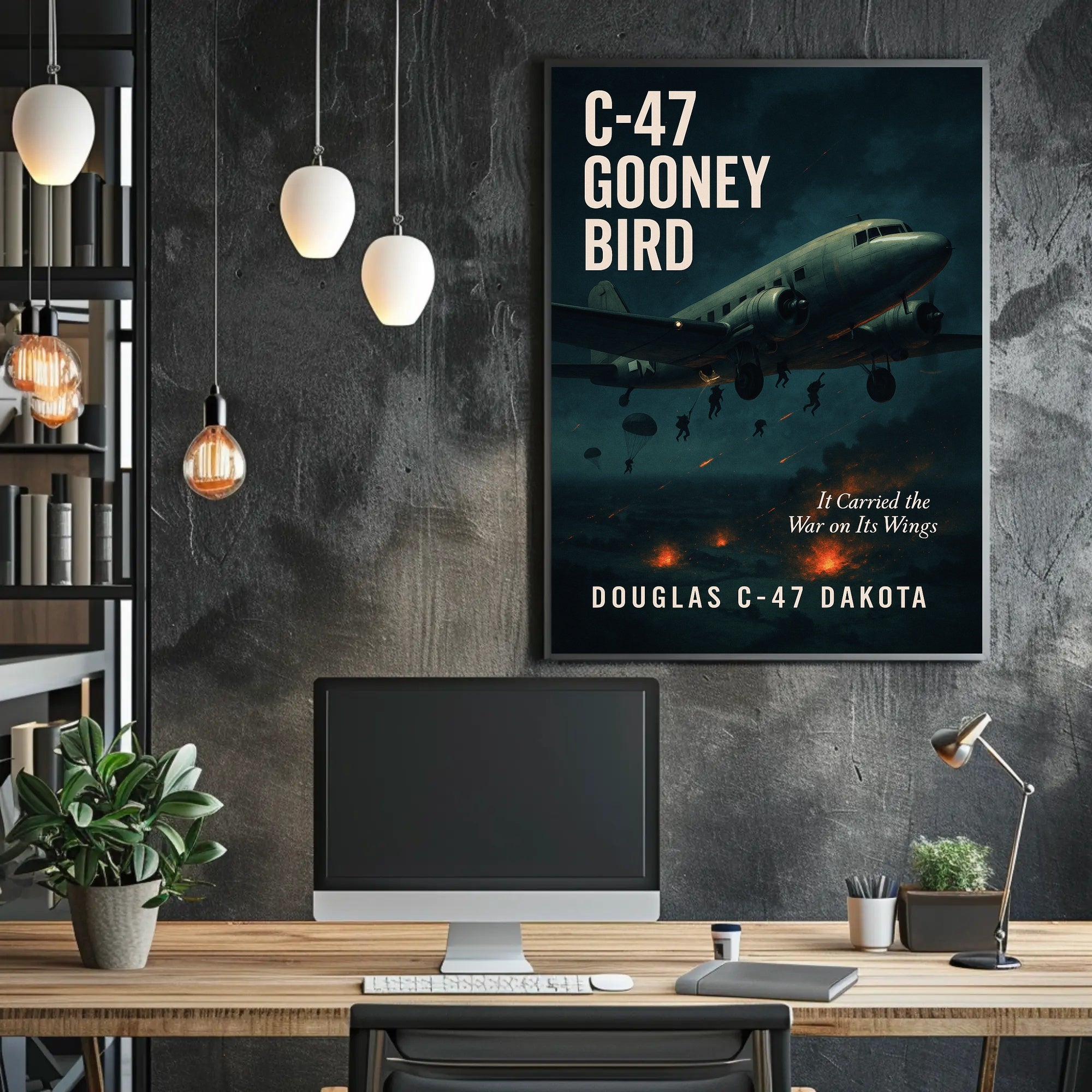 C-47 Gooney Bird Poster PosterGoat