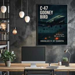 C-47 Gooney Bird Poster PosterGoat