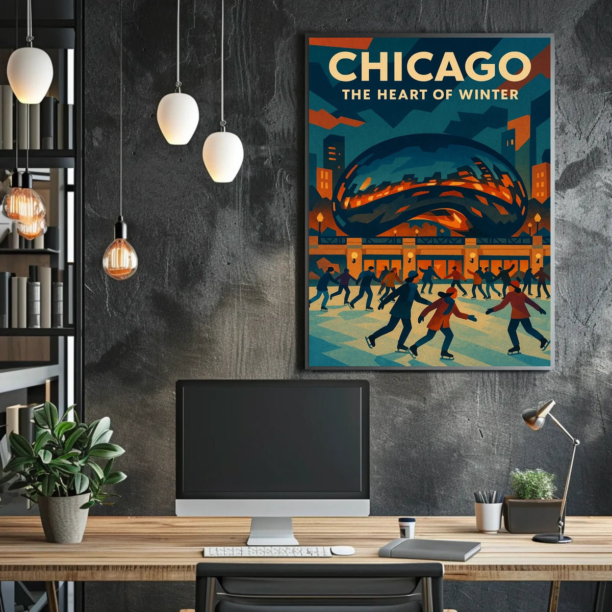 Chicago The Heart Of Winter Poster
