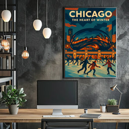 Chicago The Heart Of Winter Poster