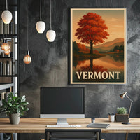 Vermont Autumn Splendor Wall Art Print