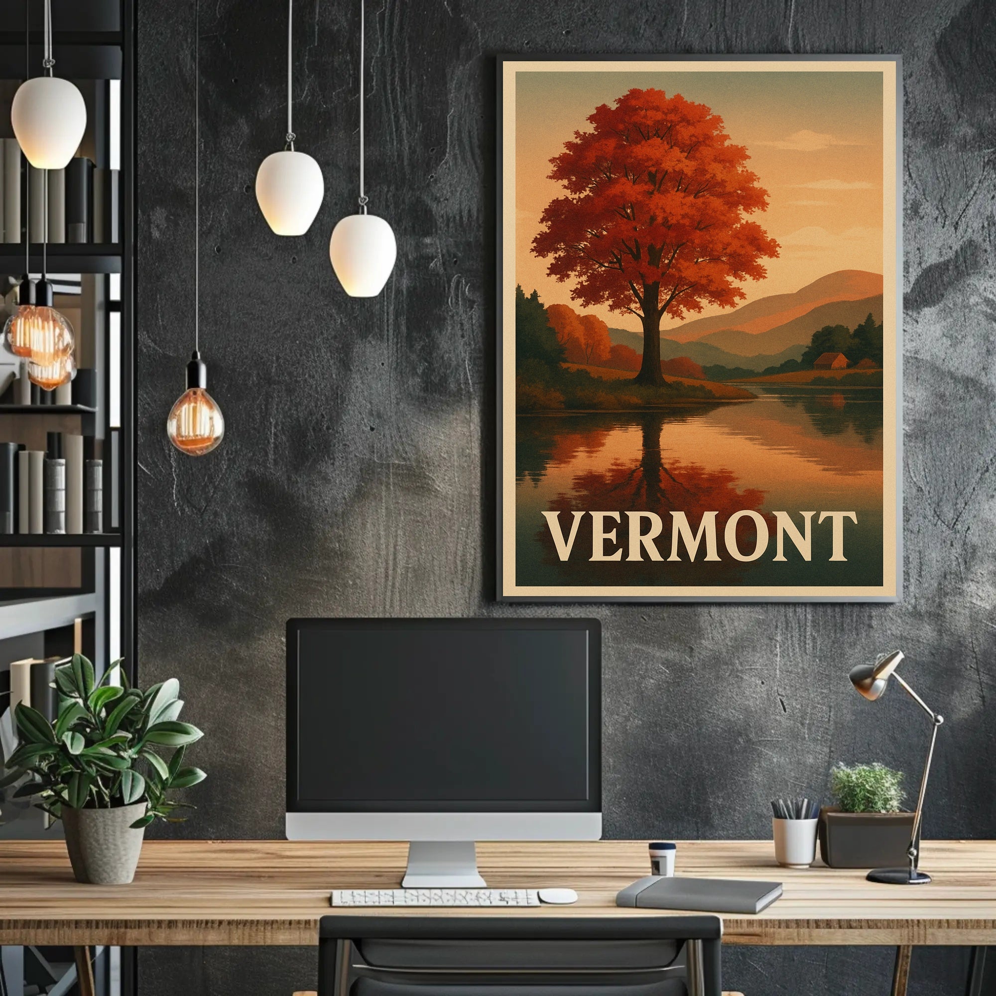 Vermont Autumn Splendor Wall Art Print